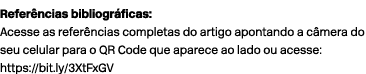 Refer ncias bibliogr ficas: Acesse as refer ncias completas do artigo apontando a c mera do seu celular para o QR Cod...