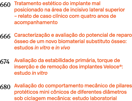 660 Tratamento est tico do implante mal posicionado na rea de incisivo lateral superior – relato de caso cl nico com...